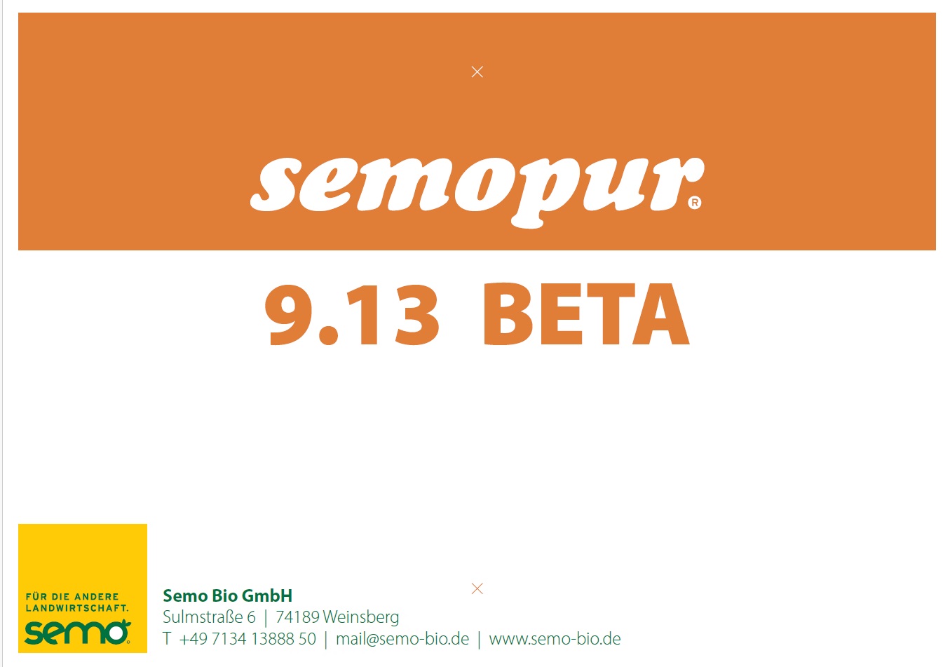 semopur 9.13 BETA öko (20 kg)